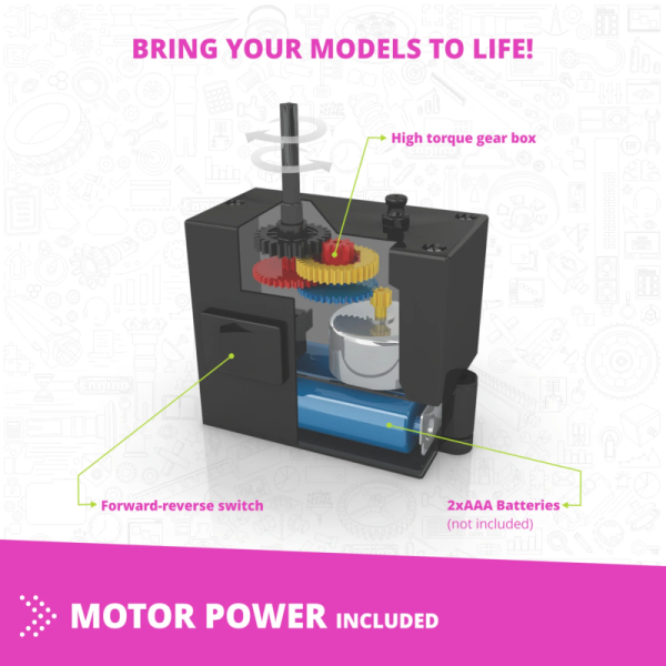 Engino Creative builder 30 models designer motorized set