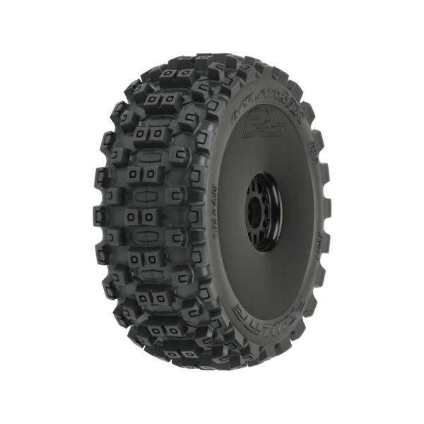 Pro-Line koleso 3.3", pneu Badlands MX M2 Buggy, disk H17 čierny (2)