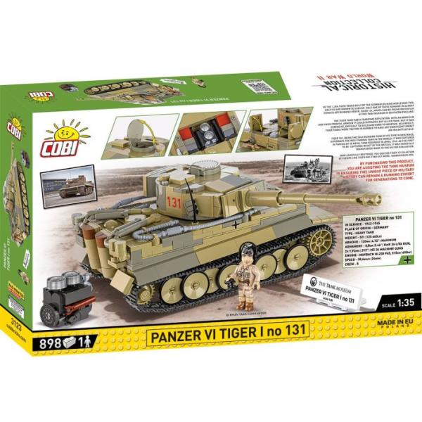 Cobi II WW Tiger č. 131, 1:35, 869k, 1 f (obrázek 6)
