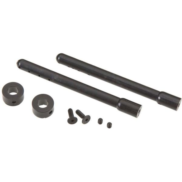 Duratrax stĺpiky karosérie 75mm čierne (2)
