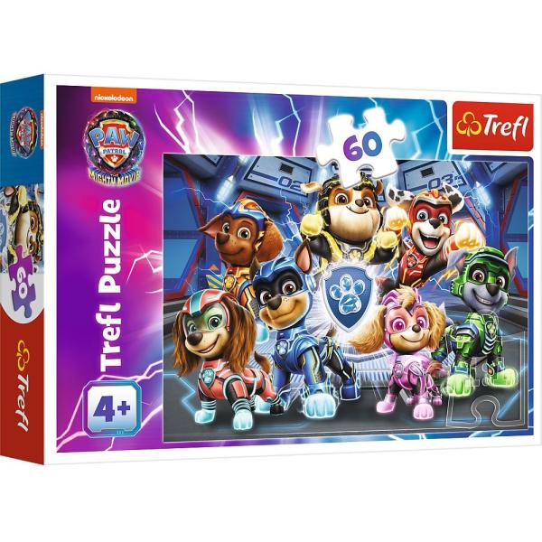 Trefl puzzle 60 dílků - Tlapková patrola: Dobrodružství městských hrdinů Paw Patrol