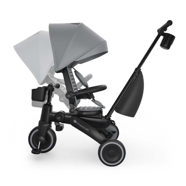 KINDERKRAFT Tříkolka Jazz 3 Grey, 9m+ (obrázek 7)
