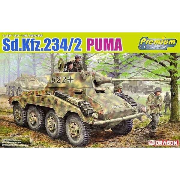 Model Kit vojenský 6943 - Sd.Kfz.234/2 PUMA (PREMIUM) (1:35)