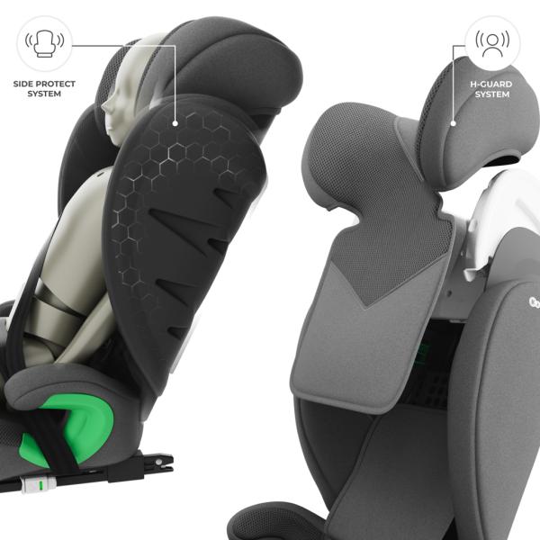KINDERKRAFT Autosedačka Junior Fix 2 Plus (100-150 cm) Šedá (obrázek 7)