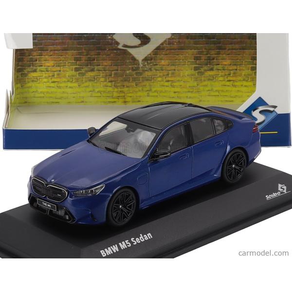 1:43 BMW G90 M5 SEDAN MARINA BAY BLUE 2024 - SOLIDO