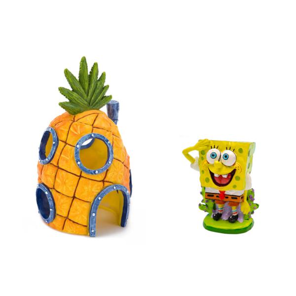 SpongeBob a ananasový domek, dekorace do akvária