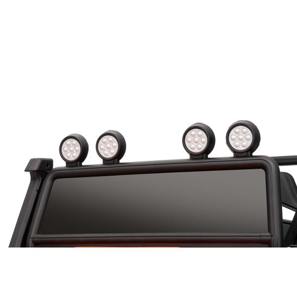 Elektrické autíčko Land Rover Defender 110 SVX 12V, bílé, 4X4 pohon, LED světla (obrázek 4)
