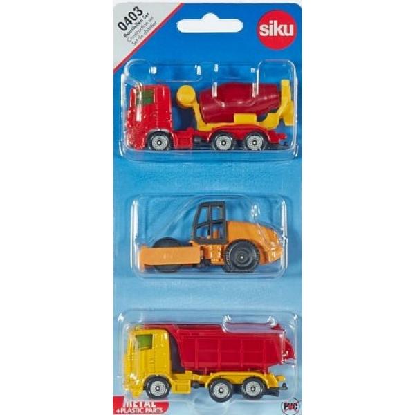 SIKU Blister set - konstrukční set, 3 ks