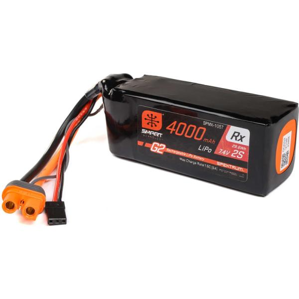 Spektrum Smart G2 LiPo 7.4V 4000mAh Rx 15C IC3 (obrázek 4)