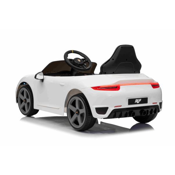 Elektrické autíčko RUF GT 12V, bílé, Otevírací dveře, 2.4 GHz dálkové ovládání, LED sve (obrázek 5)