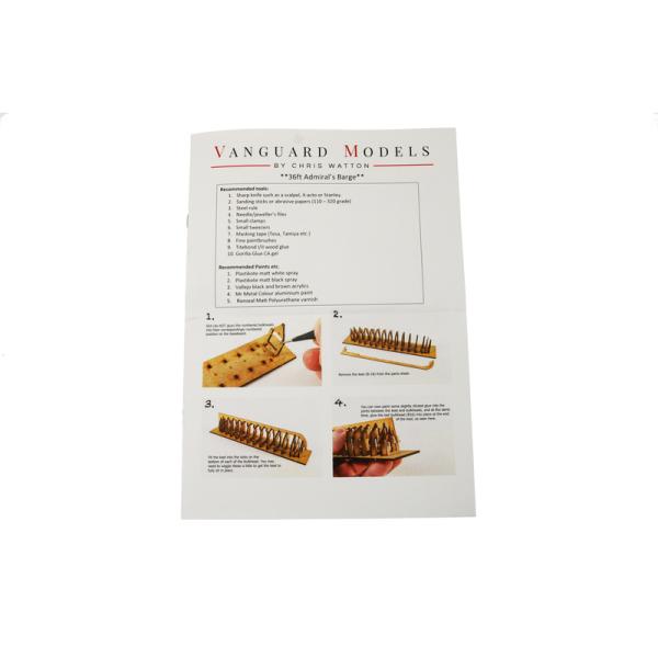 Vanguard Models admirálský člun 36" 1:64 kit (obrázek 9)