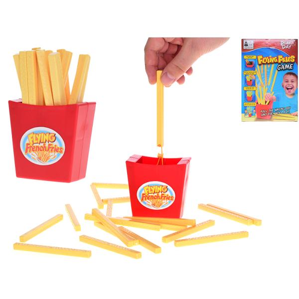 Flying French Fries - hra lietajúce hranolky v krabičke
