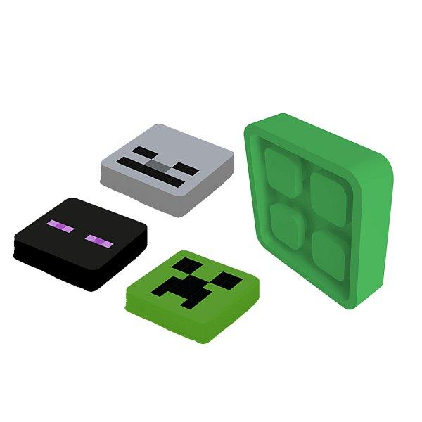 PIXIE CREW & MINECRAFT odznak s reflexním prvkem