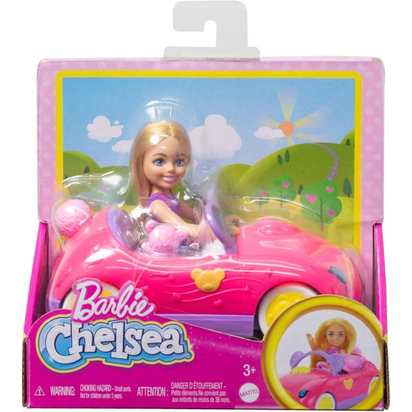 Mattel Barbie Chelsea a mackovia autíčko (obrázek 6)