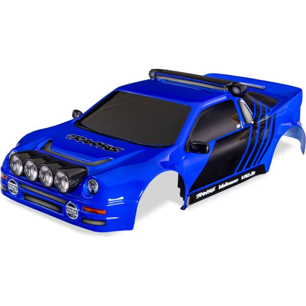 Traxxas karoséria Ford RS200 modrá