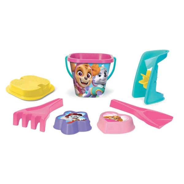 Wader Sada do písku 7 ks - Paw Patrol - růžová