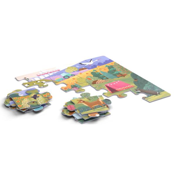 KukiKuk 80052 Velké puzzle Na výletě