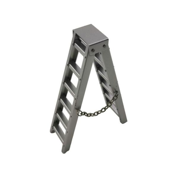 H-Speed scala in alluminio scala 100mm 1:18 argento