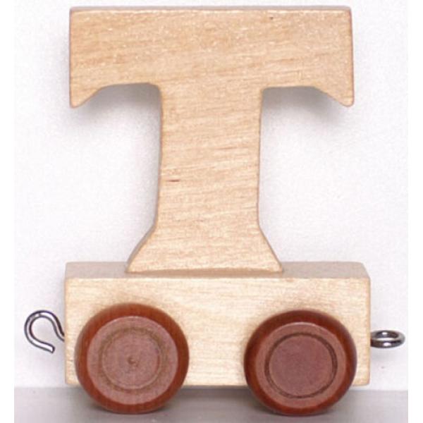 Bino Vagónek-T-hnědé kolečka