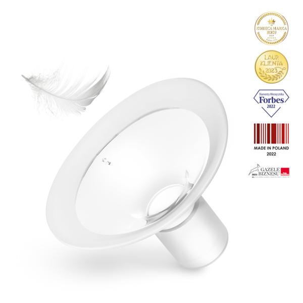 NENO Štít prsní plastový s konektorem pro odsávačky mléka Neno 24mm