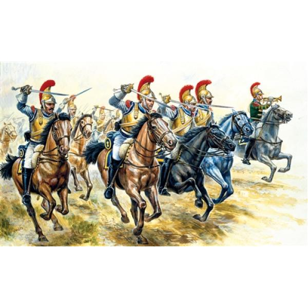 Model Kit figurky 6003 – FRENCH HEAVY Cavalry (NAP. WARS) (1:72)
