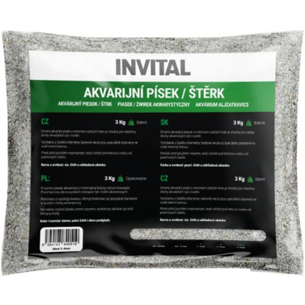 Akvarijní písek bílý 0,8-1,2 mm 3 kg