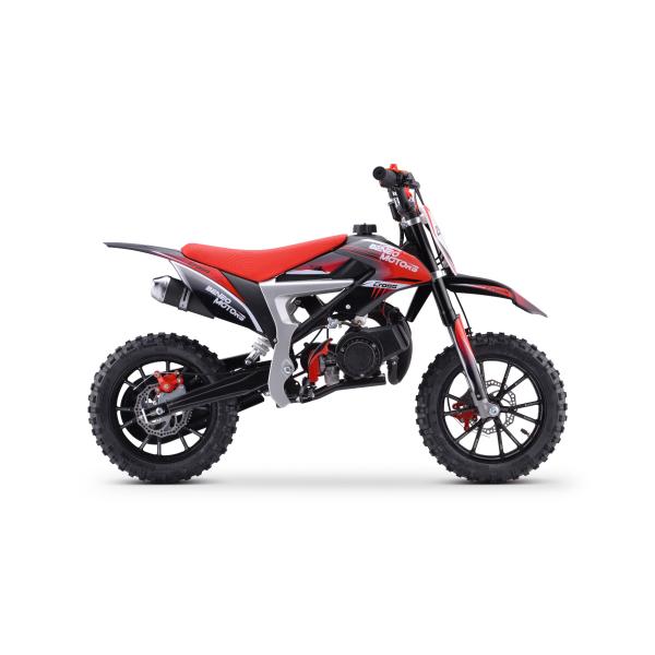 Benzínová motorka pro děti Beneo Motors CROSS SX červená - 50cm3 (obrázek 5)