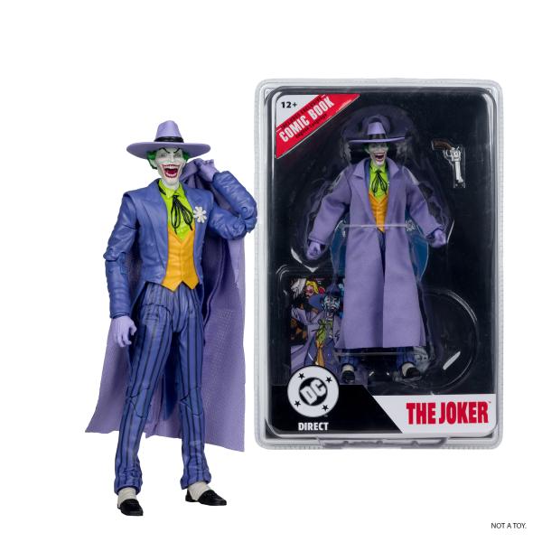 McFarlane figurka s komiksem DC Direct Page Punchers The Joker Crisis on Infinite Earths (obrázek 3)
