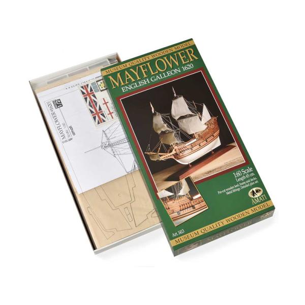 AMATI Mayflower anglická galeóna 1620 1:60 kit (obrázek 4)