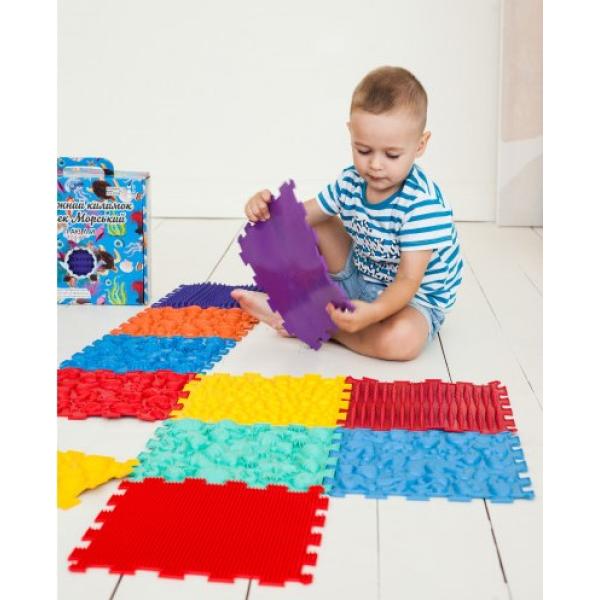 Ortek Masážní ortopedická podložka Puzzle "Mix" 20 prvků (obrázek 3)