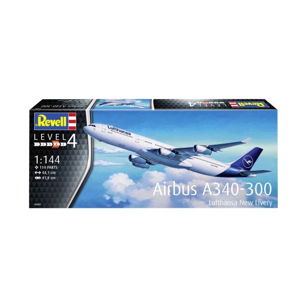 Plastikový model letadla 03803 - A340-300 Lufthansa Nový nátěr (1:144) (obrázek 11)