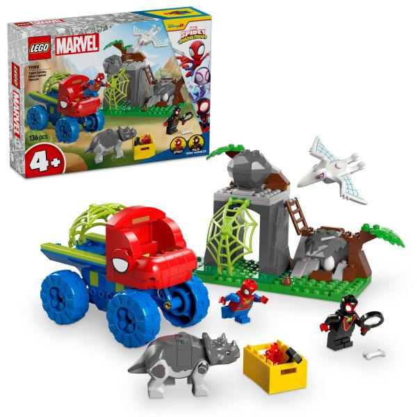 LEGO® Marvel Spidey a jeho fantastickí priatelia  11199 Spideyho tím a záchrana dinosaurov
