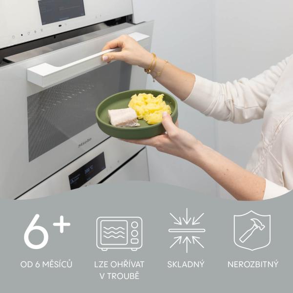 Silikonový talíř, Mustard Yellow (obrázek 6)