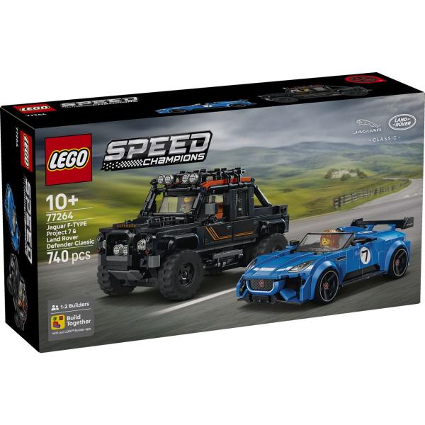LEGO® Speed Champions 77264 Jaguar Project 7 a Land Rover Defender (obrázek 3)