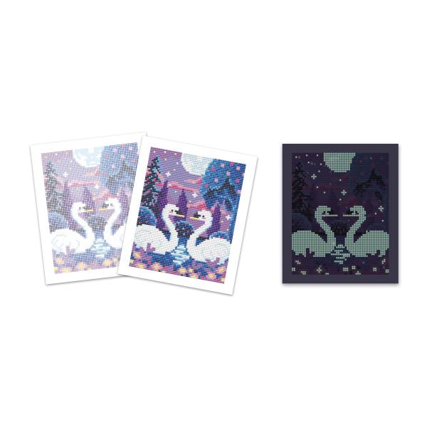 Janod Atelier Kreativní sada Maxi Měsíční svit Malování diamanty