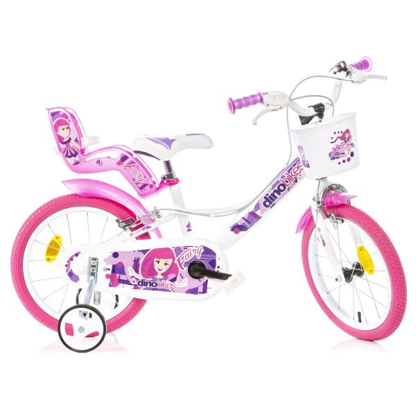 DINO Bikes - Dětské kolo 16" 164RSN-05FY - Víla bílá 2024