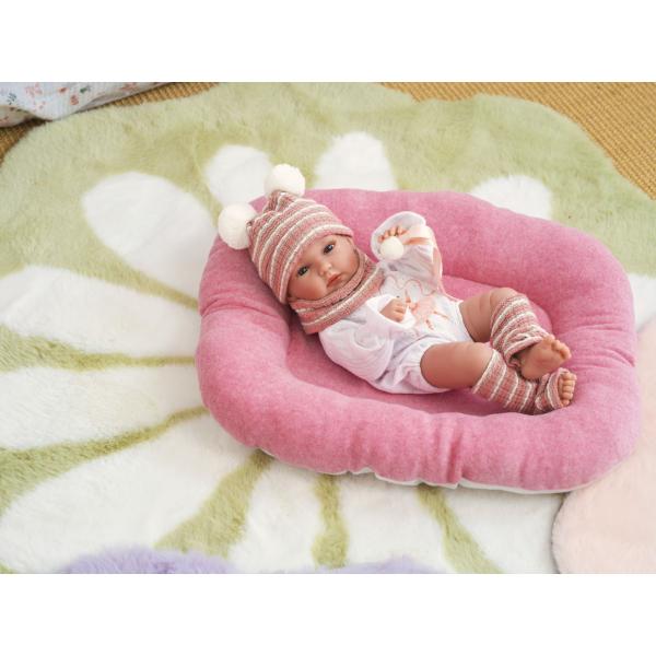 Llorens 63512 NEW BORN HOLČIČKA - realistická panenka miminko s celovinylovým tělem (obrázek 6)
