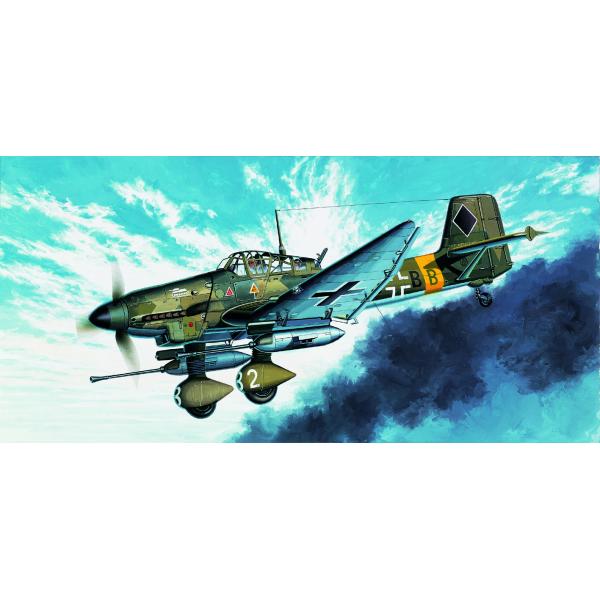 Model Kit letadlo 12450 - JU-87G štika "TANK BUSTER" (1:72)