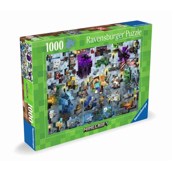 Ravensburger Challenge Puzzle: Minecraft 1000 dielikov