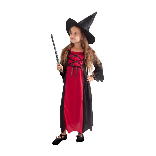 Dětský kostým čarodějnice Morgana (M) (obrázek 3)