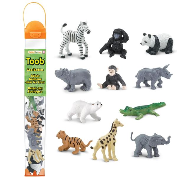 Safari® Toob Mláďata Zoo 11 figurek