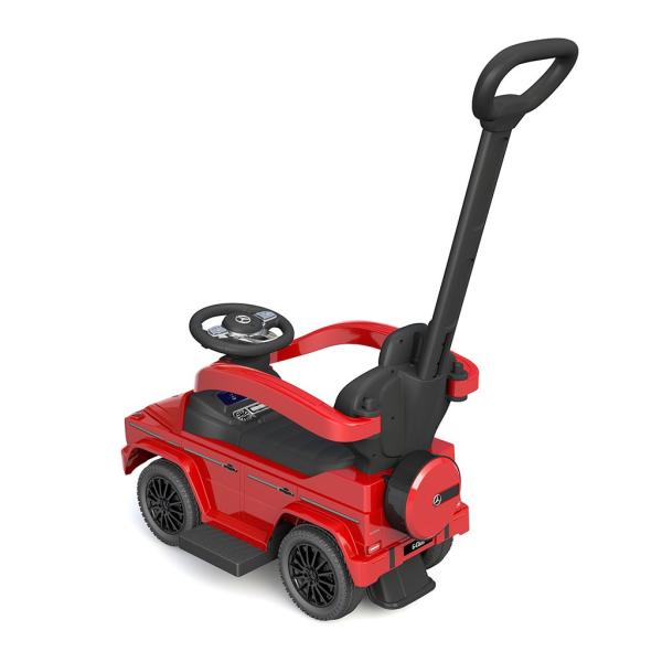 Dětské odrážedlo s vodící tyčí Mercedes Benz G-CLASS Baby Mix červené