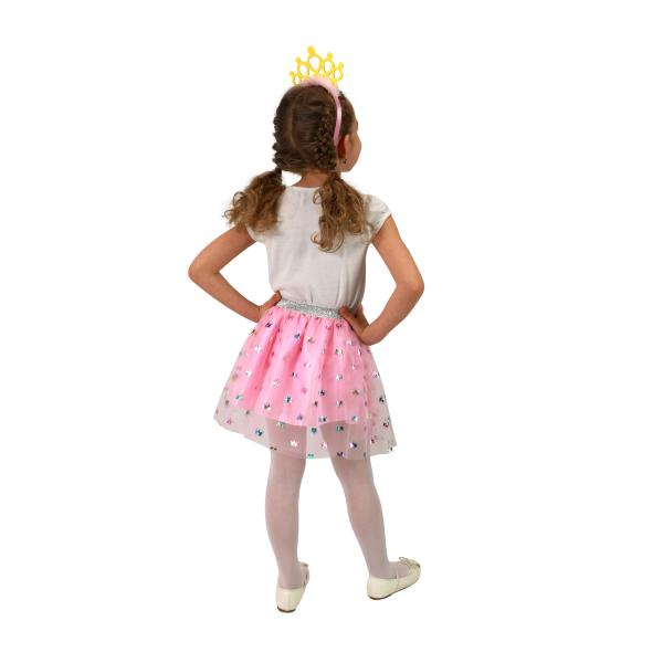 Dětský kostým tutu sukně princezna s čelenkou (obrázek 4)