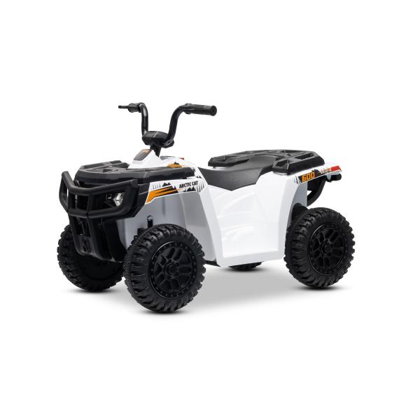 Licencovaná elektrická čtyřkolka Arctic Cat 12V se zadním pohonem, bílá, LED světla, Lít (obrázek 5)