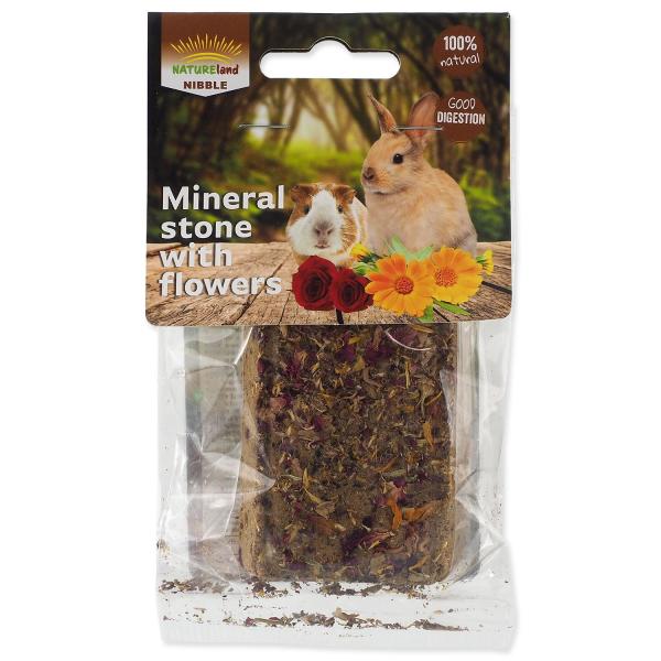 Blok Nature Land Nibble minerální s květinami 100g