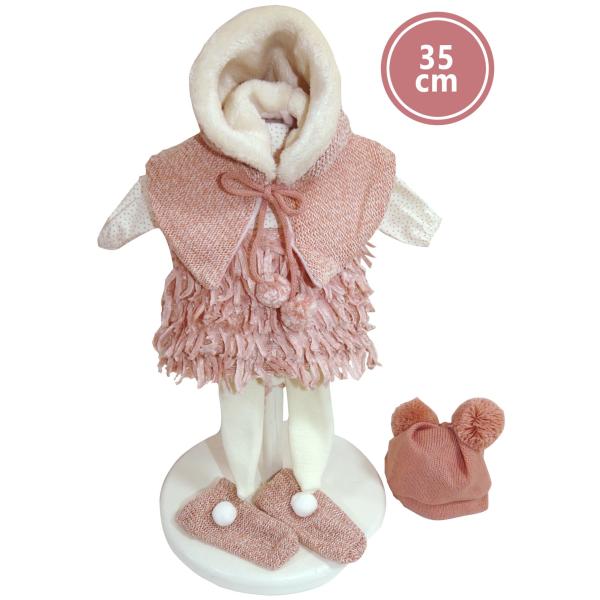 Llorens 535E ELENA – realistická panenka s měkkým látkovým tělem – 35 cm