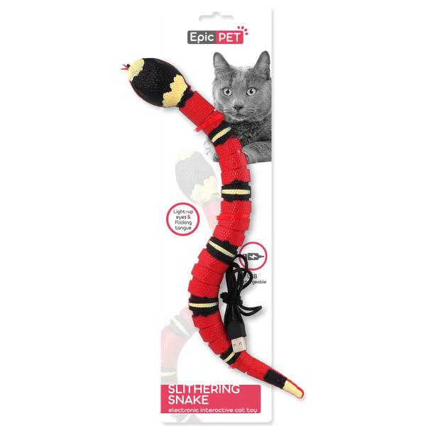 Hračka Epic Pet Slithering snake had interaktivní pohyblivý 38cm