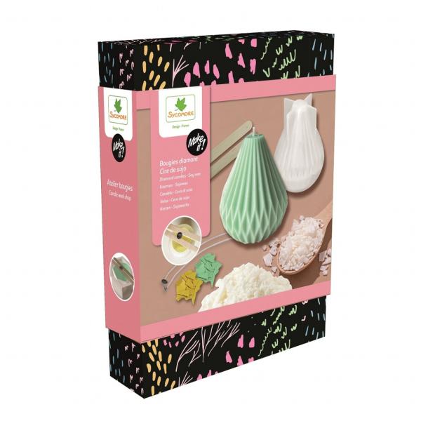 Sycomore Make it! - sviečky zo sójového vosku - diamanty