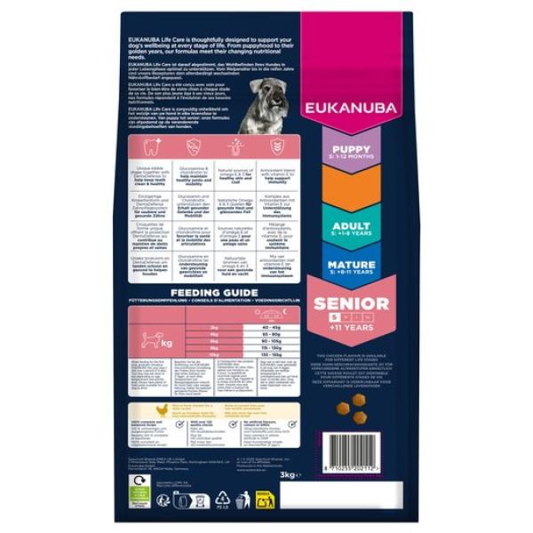 Krmivo EUKANUBA Senior Small bohaté na čerstvé kuře 3 kg (obrázek 4)