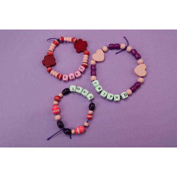 Sycomore Sada dřevěných korálků – abeceda